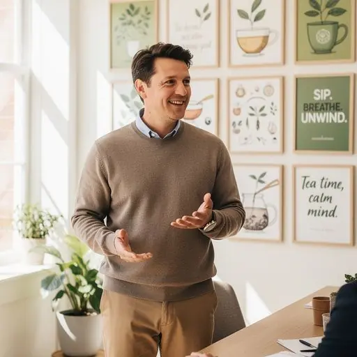 Žaliosios arbatos lapų artimas planas, akcentuojantis natūralumą ir sveikatingumo naudą.